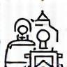 Icon representing customization